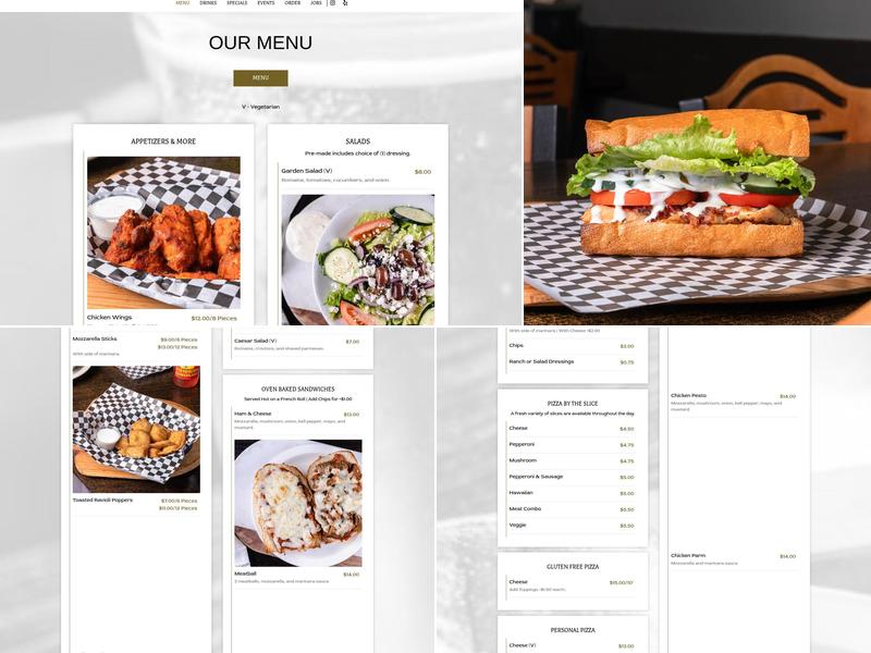 Showtime Pizzeria Menu