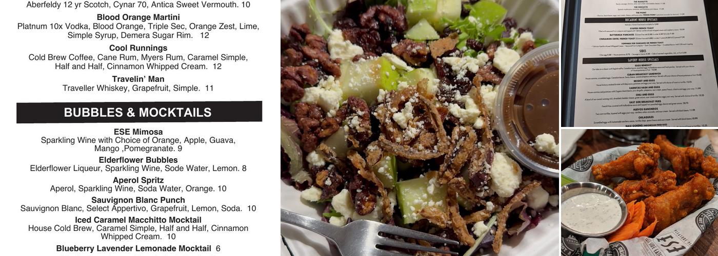 Pleasure Pizza East Side Eatery Menu