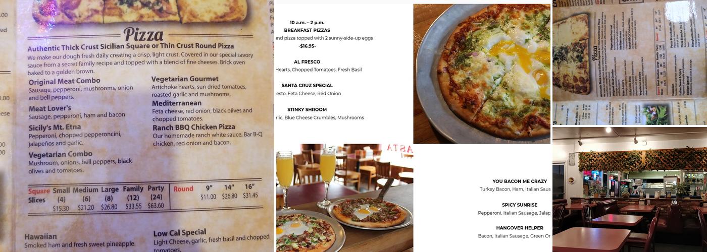 Upper Crust Pizza & Pasta Menu