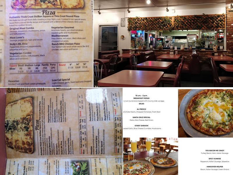 Upper Crust Pizza & Pasta Menu