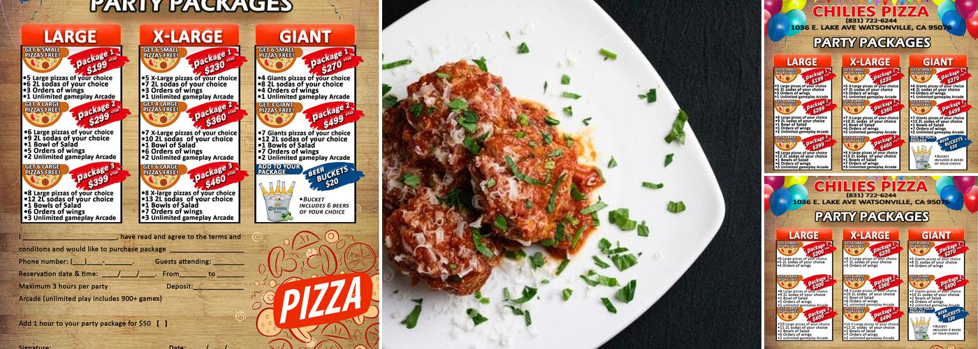 Ozzy's Pizzeria Menu