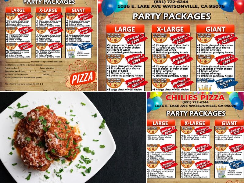 Ozzy's Pizzeria Menu