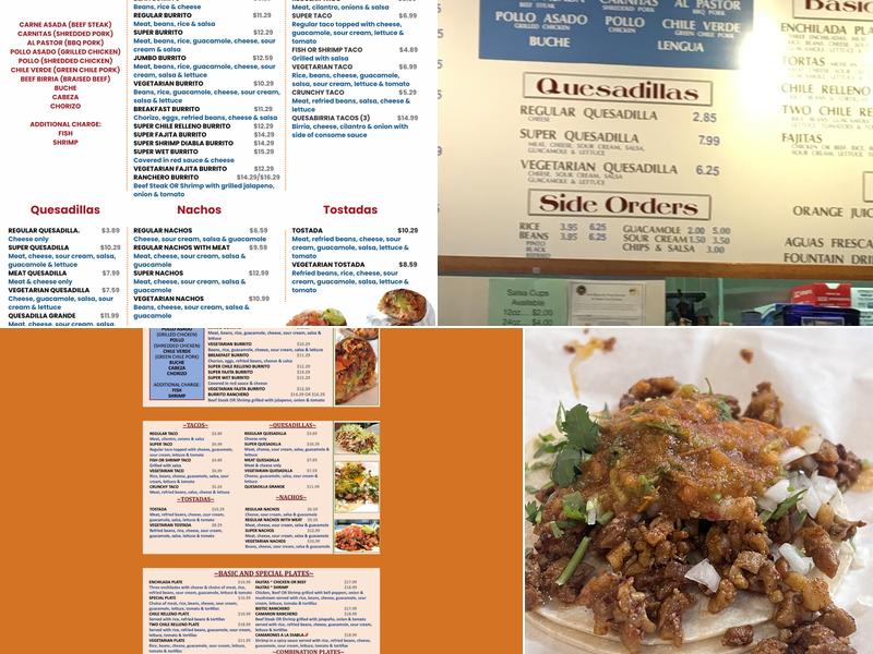 Taqueria Los Gordos Menu