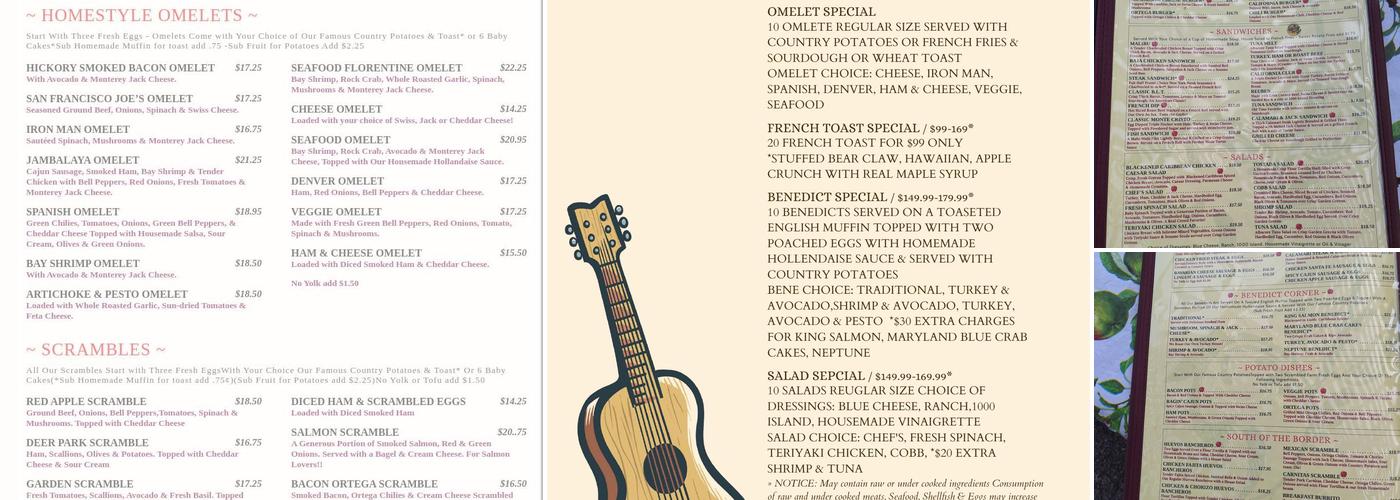 Red Apple Café Menu