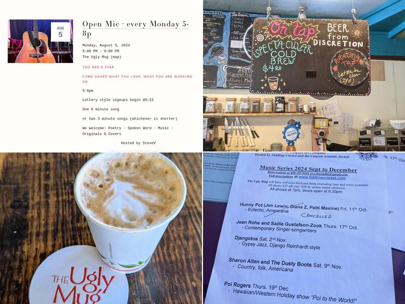 Ugly Mug CoffeeHouse Menu