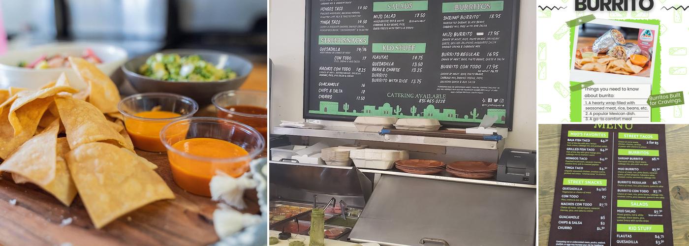 Mijo's Taqueria Menu