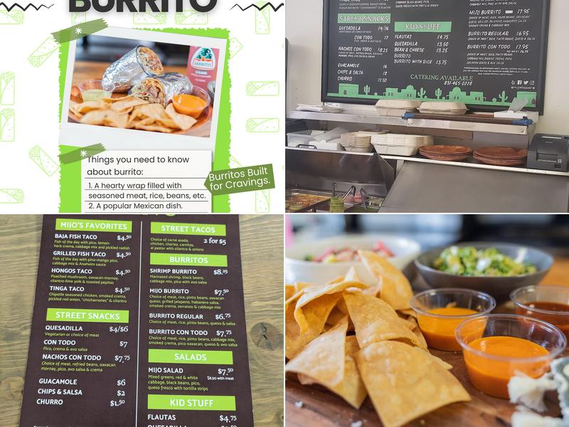 Mijo's Taqueria Menu