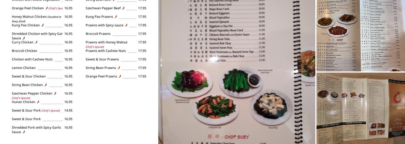 China Delight Menu
