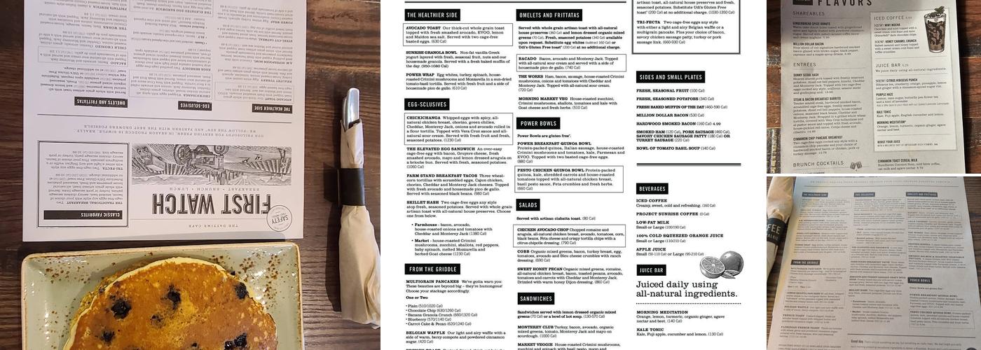 First Watch Menu