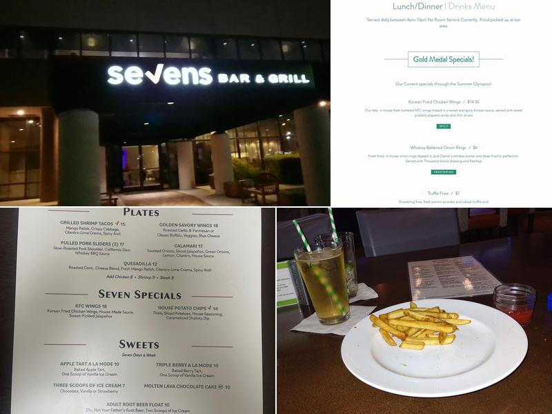 Sevens Bar & Grill Menu
