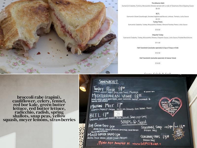 Lolla Menu