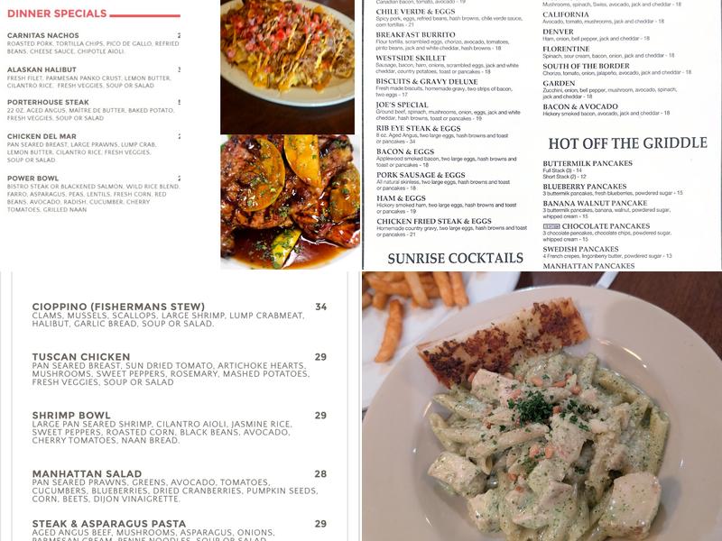 Westside Grill Menu