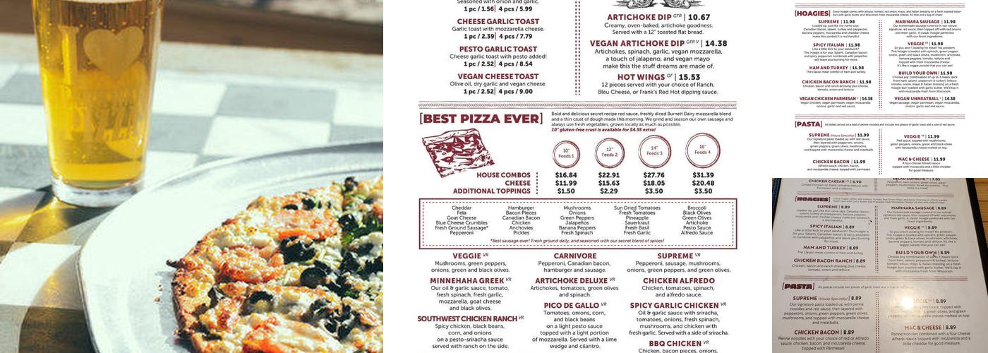 Parkway Pizza - Longfellow Menu
