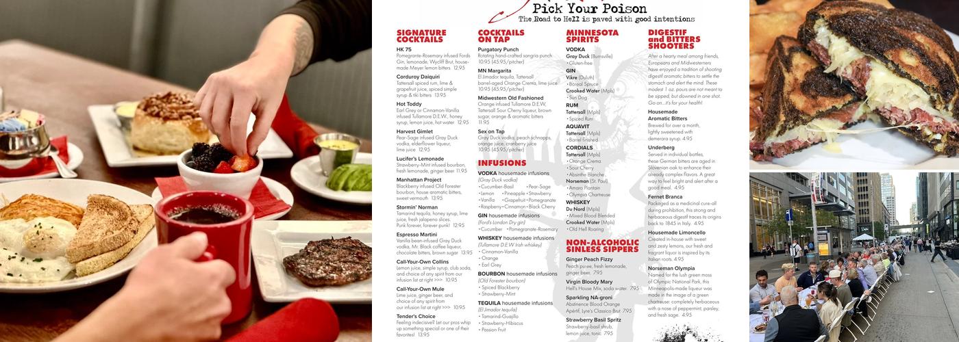 Hell's Kitchen Inc. Menu