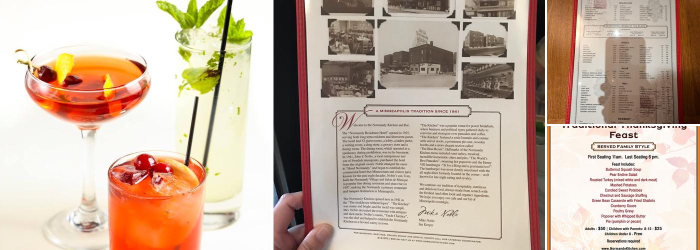 Normandy Kitchen Menu