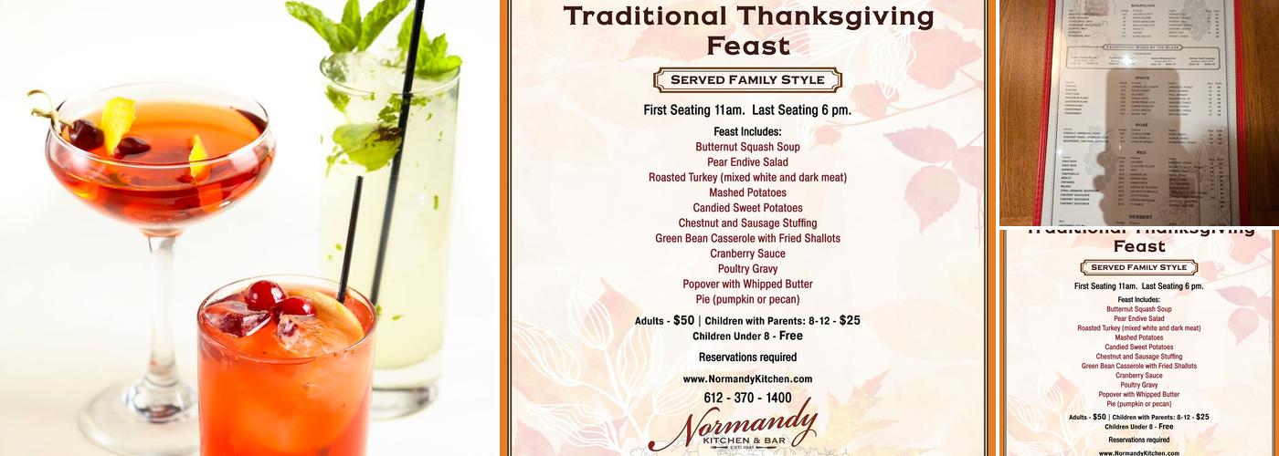 Normandy Kitchen Menu