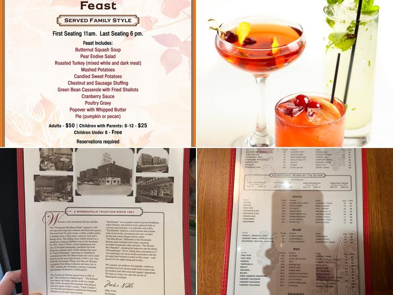 Normandy Kitchen Menu