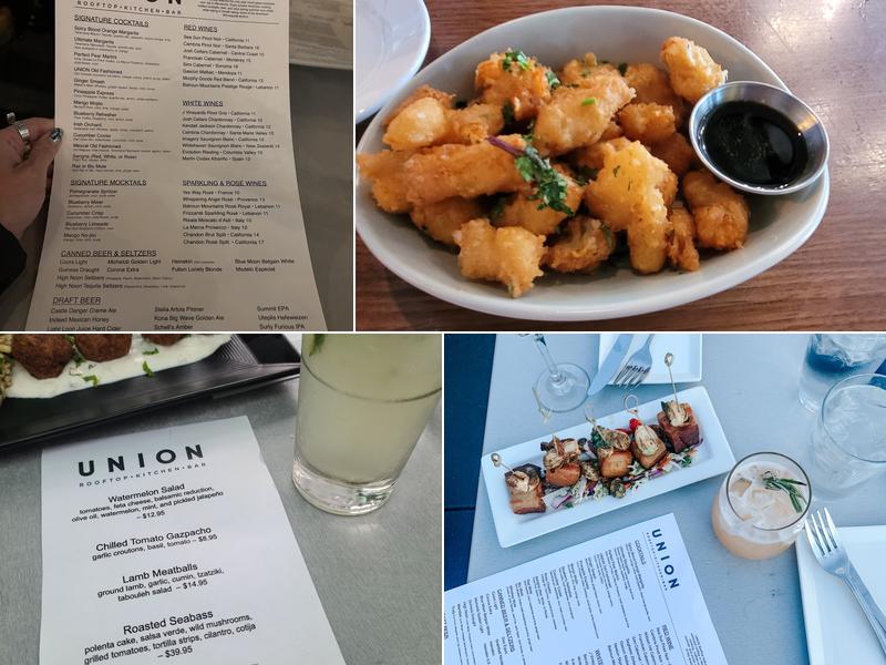 Union Rooftop Menu