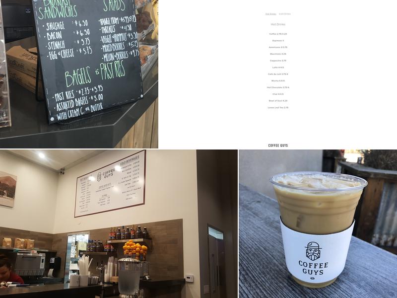 Coffee Guys Menu