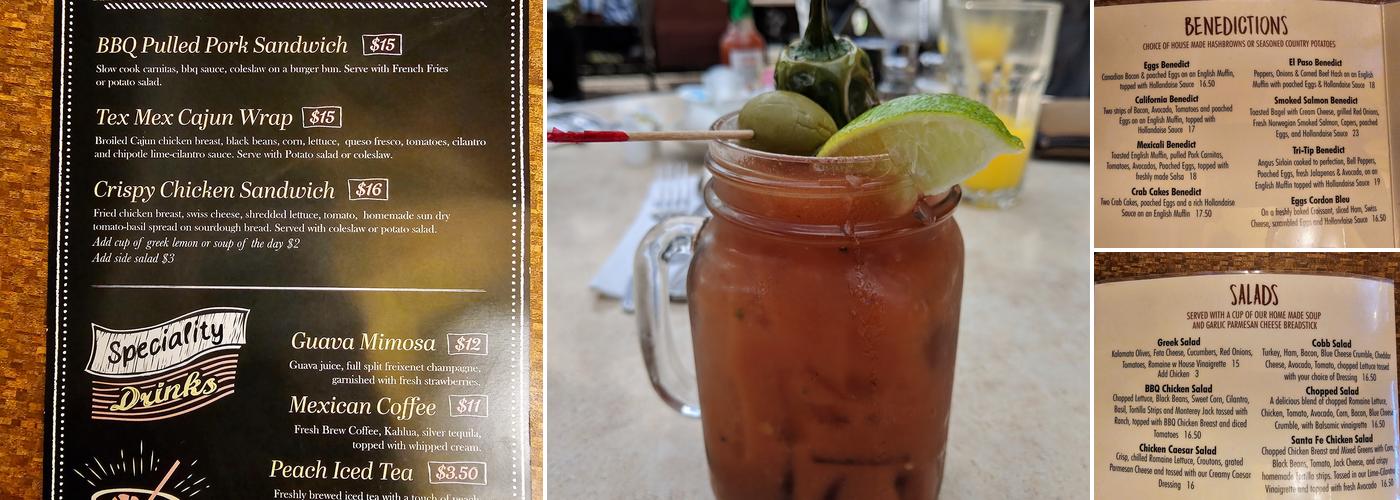 Bill's Cafe-Kooser Menu