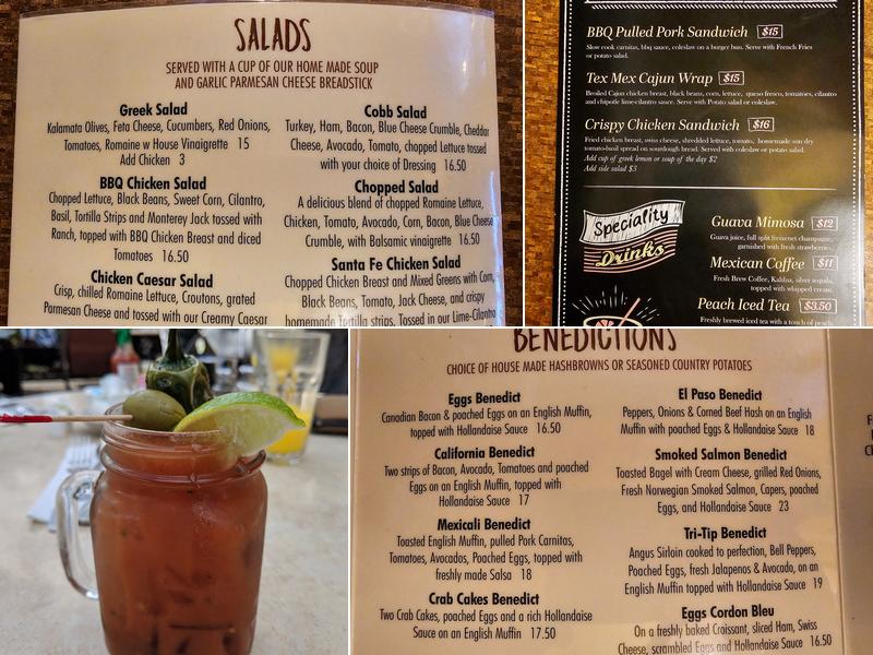 Bill's Cafe-Kooser Menu