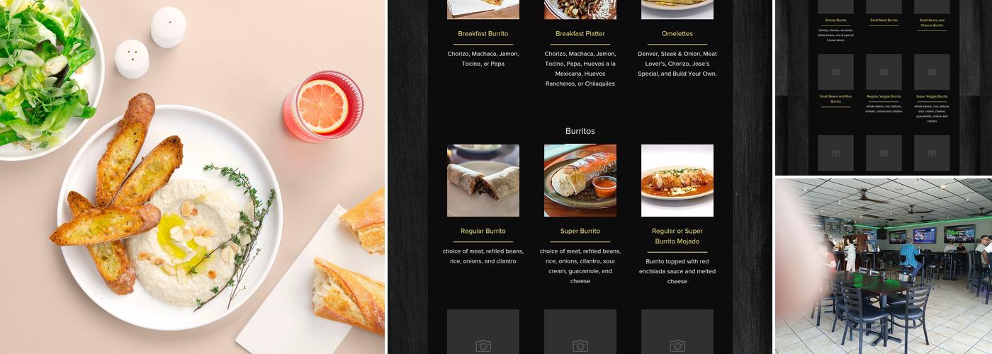 Burrito Factory Menu