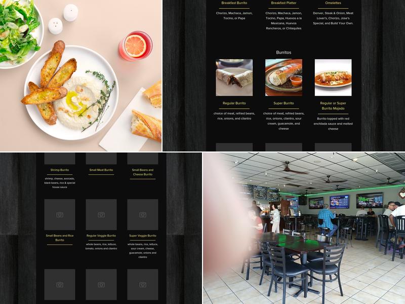 Burrito Factory Menu