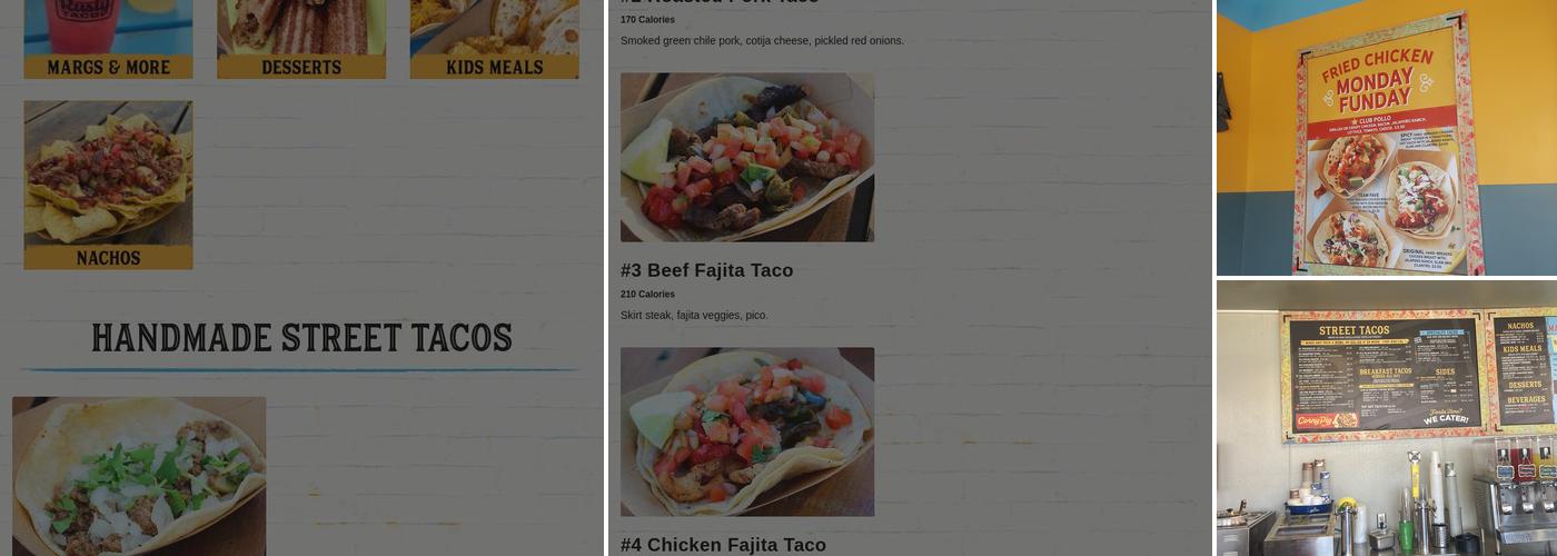 Rusty Taco Menu