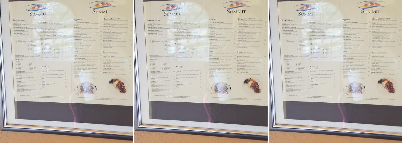 Summit Steakhouse & Saloon Menu