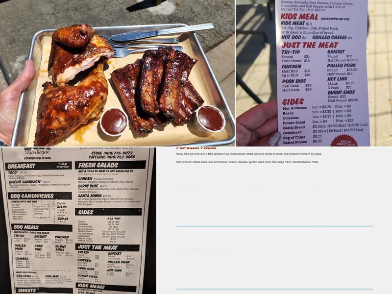 Trail Dust BBQ Menu