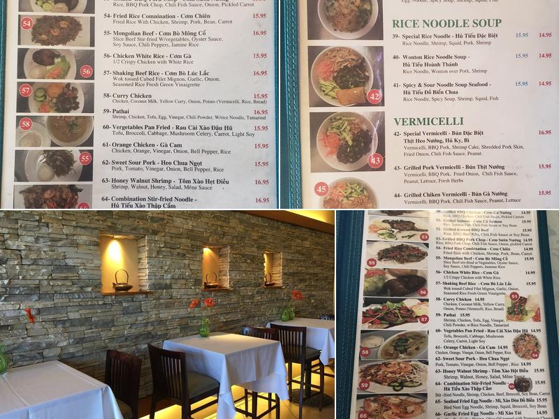 Vietasia Restaurant Menu