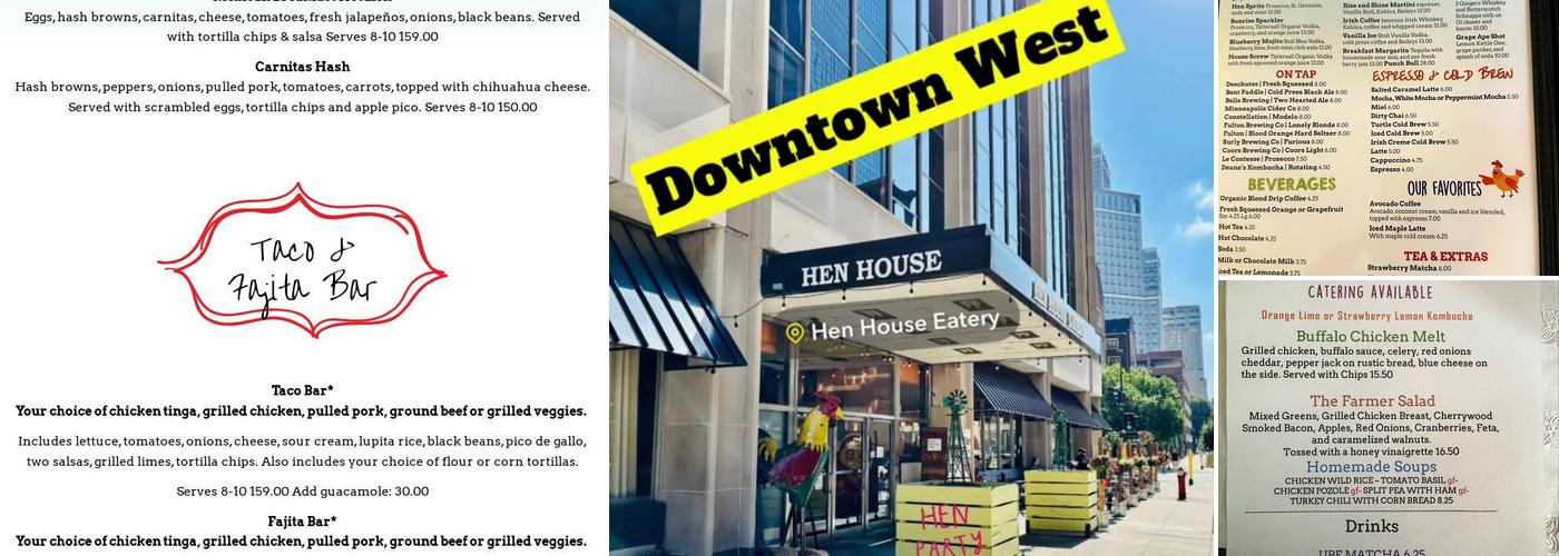 Hen House Eatery Menu