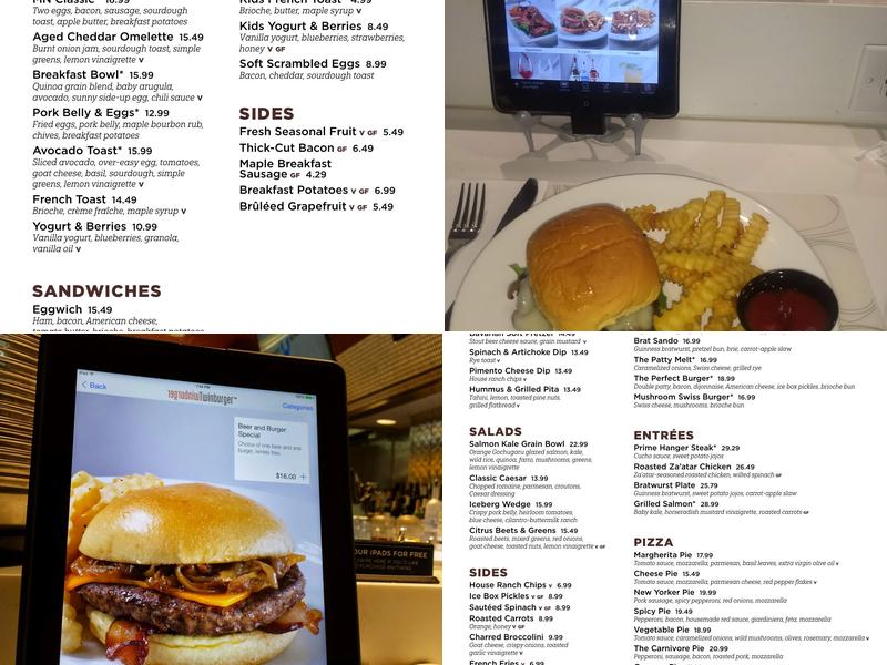 Twinburger Menu