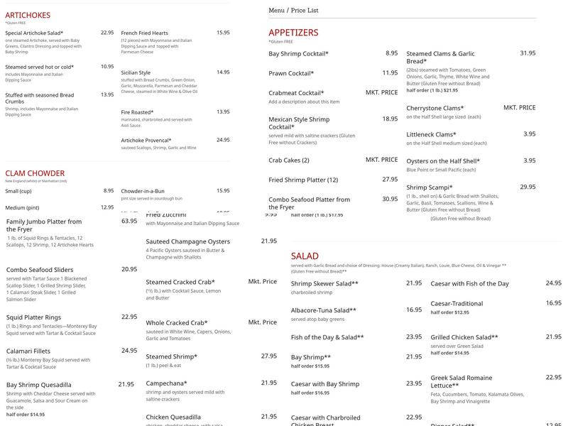 Phil's Snack Shack & Deli Menu