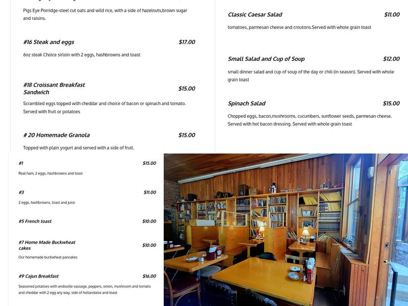 Day by Day Cafe Menu