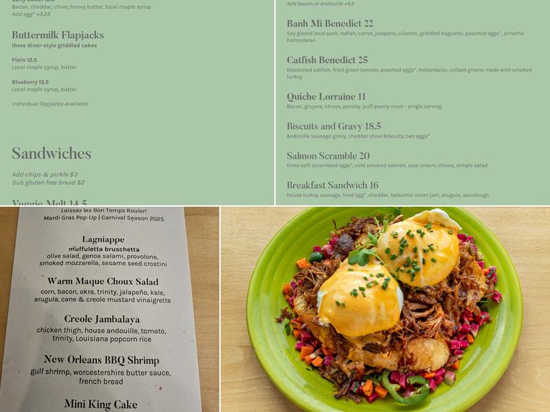 The French Hen Cafe Menu