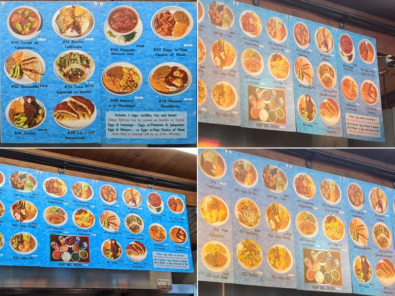 Pineda Tacos Menu
