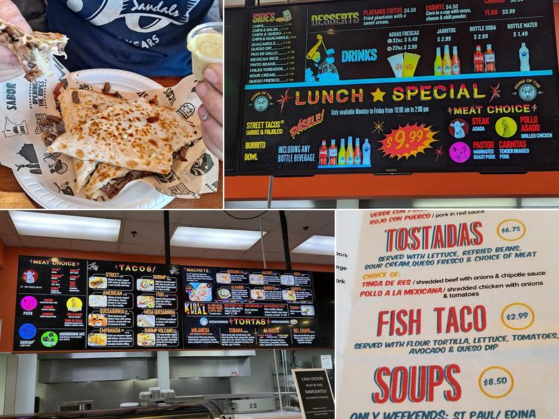 Taco Libre Menu