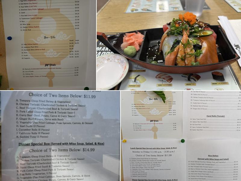 New Tokyo Restaurant Menu