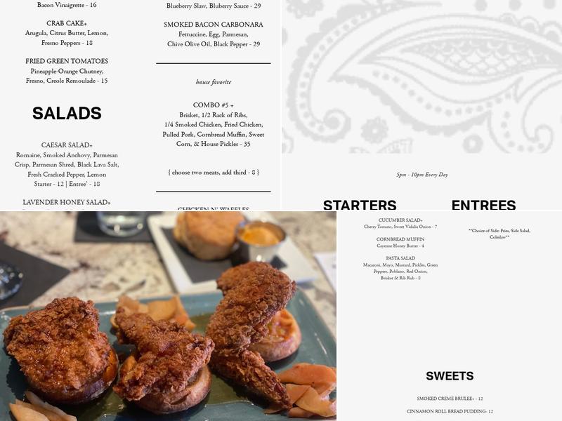 Handsome Hog Menu