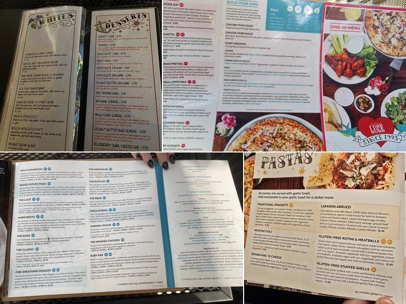 Pizza Lucé Richfield Menu