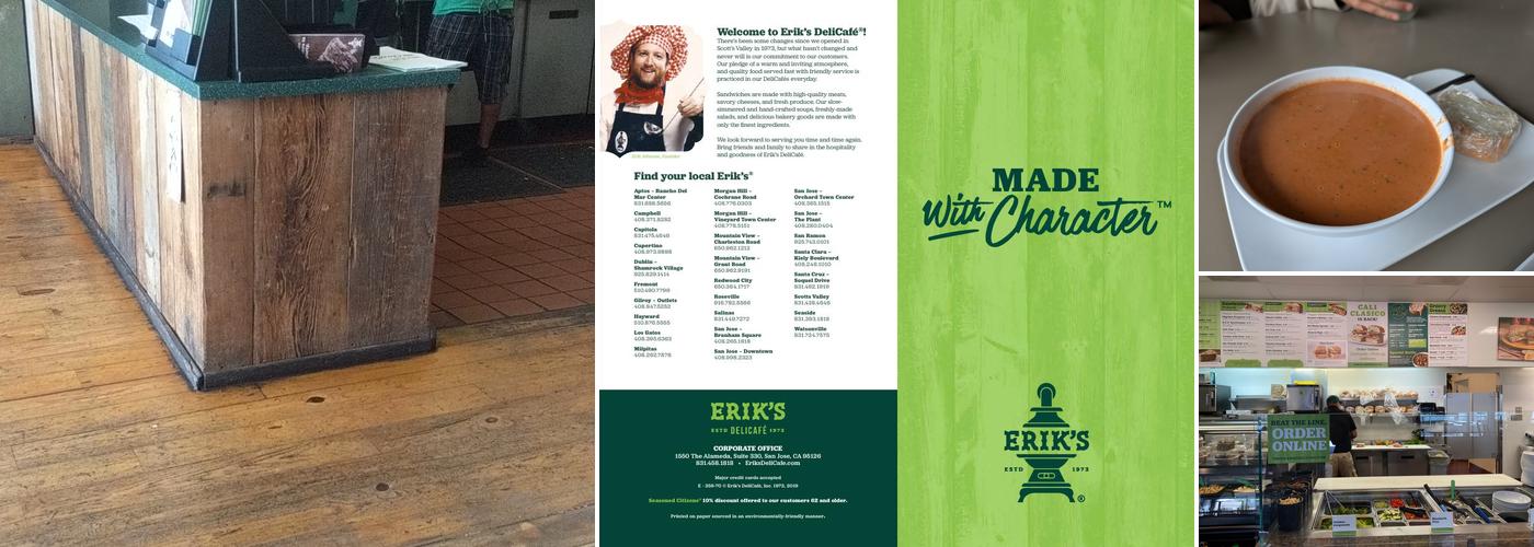 Erik's DeliCafé Menu