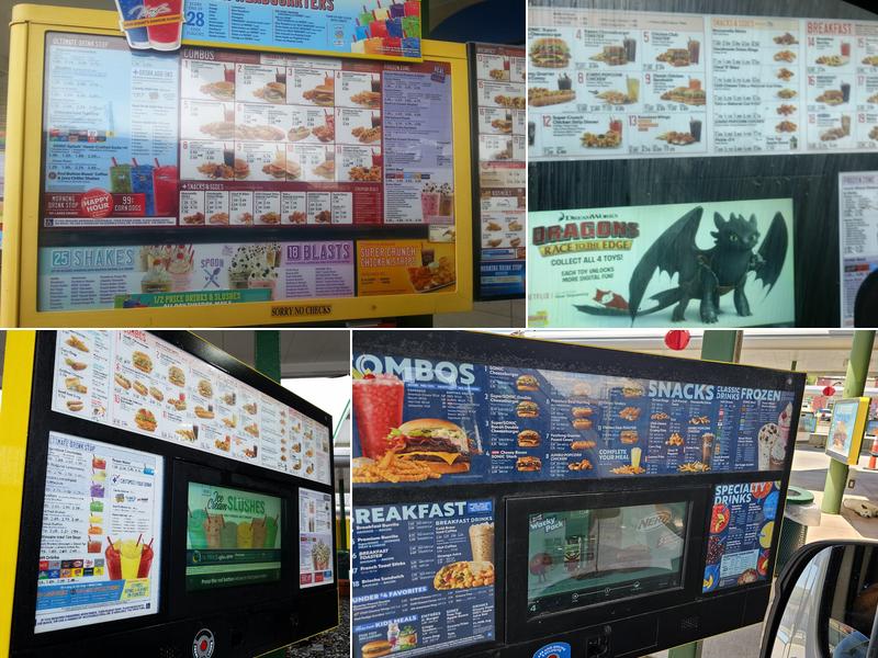 Sonic Drive-In Menu