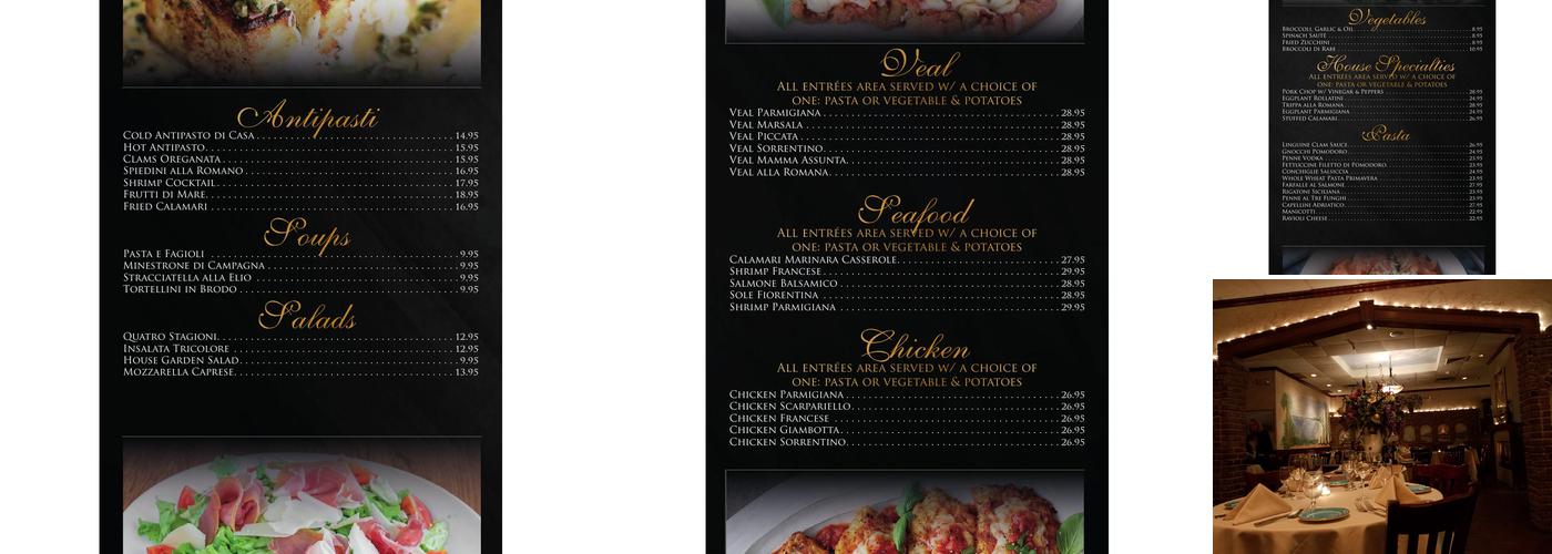 Mamma Assunta Ristorante Menu