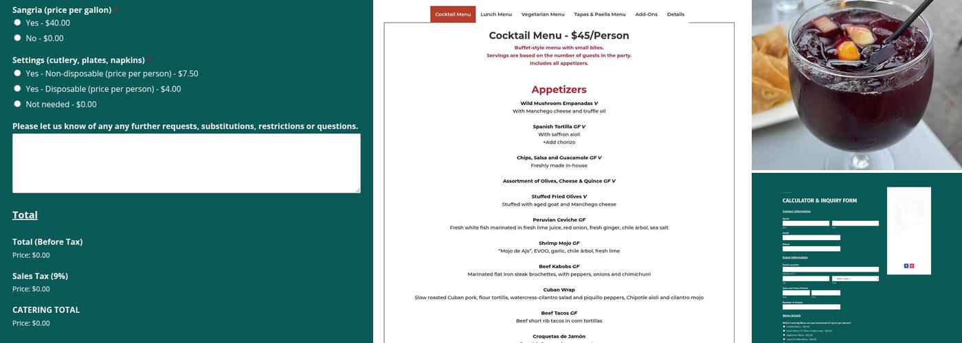 Cascal Menu
