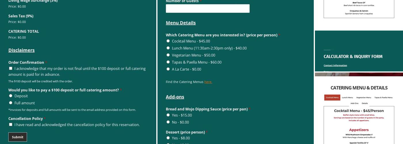 Cascal Menu