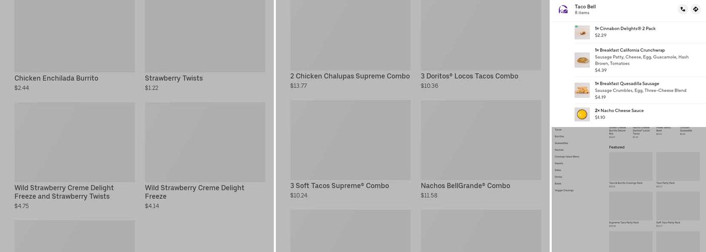 Taco Bell Menu