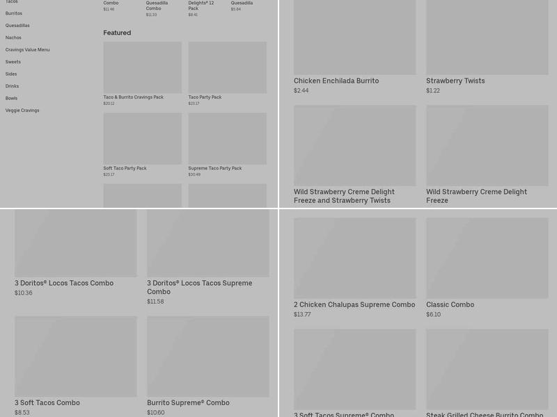 Taco Bell Menu
