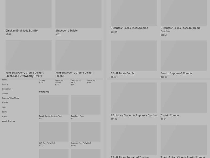 Taco Bell Menu