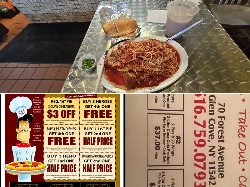 Delicious Pizzeria Menu